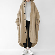 Jennica - Damen-Trenchcoat, lang und lässig geschnitten – Khaki