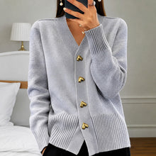 Annalee - Schicke Love Button Damenjacke – Grau