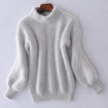 Brenda - Klassischer, weiter Pullover – Grau