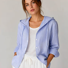 Colene - Bequemer und leichter Hoodie – Blau