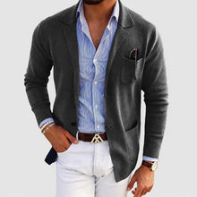 Olivier - Leichter, taillierter Jacket – Dunkelgrau