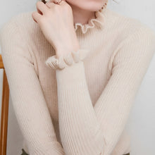 Alva - Stilvoller Damenpullover mit Rollkragen – Beige