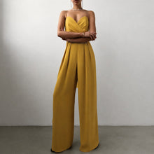 Becca - Stilvoller Jumpsuit mit hoher Taille – Gelb