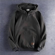 Tommy - Vintage-Herren-Hoodie mit Kapuze – Grau