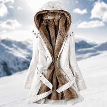 Hedda - Stilvoller Winterparka für Damen – Hellbeige