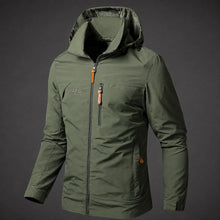 Estefan - Modische Herrenjacke mit Kapuze – Grün