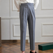 Bronson - Elegante Männerhose mit verstellbarer Schnalle – Grau