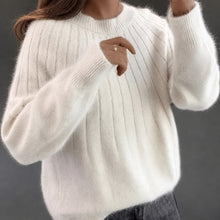 Taimi - Ein natürlicher und eleganter Damenpulli – Weiß