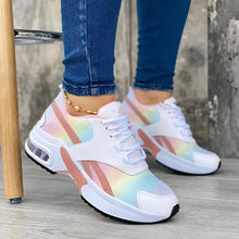 Nik - Stilvolle und atmungsaktive Sportsneaker – Regenbogen