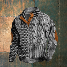 Ronald - Bequemer, weicher Pullover – Hellgrau