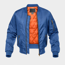 Ted - Trendige Bomberjacke – Blau