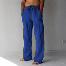 Bruce - Bequeme Männerhose im lockeren Design – Blau