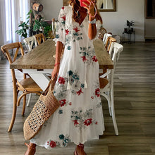 Claidel - Bezauberndes Kleid im Boho-Look – Weiß