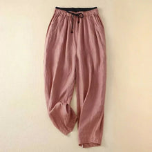Edith | Elastischer Bund Hose – Rosa