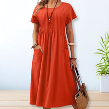Maralyn | Stilvolles Sommerdress – Orange