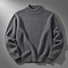 Slaven – Strick Pullover MIT Stehkragen – Grau