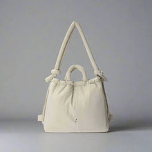 Astoria | Damen Gesteppte Puffer Handtasche – Beige