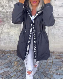 Liriane | Elegante Reißverschlussjacke – Schwarz