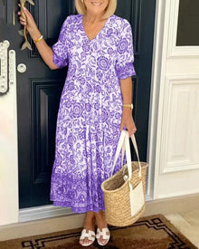 Madison | Leicht fließendes Kleid – Lila