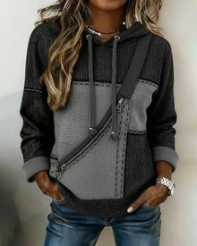 Hylin – Stilvoller Freizeit-Kapuzenpullover – Dunkelgrau