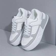 Modische Sneaker mit Plateau für Damen | Perfekt für Freizeit-Tage – Grau