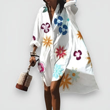 Kleid mit Print | Lockerer Schnitt | Sommerlicher Flair – Blumen