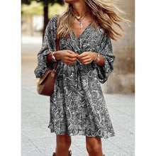 Boho Chic | Frauen Sommerkleid 2024 – Grau