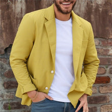 Balduin | Herren Casual Sakko mit Taschen – Gold