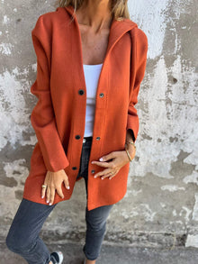 Norlina | Zeitlos eleganter Mantel – Orange
