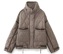 Kylene | Manteljacke mit Taschen – Beige