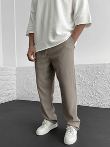 Milan | Gerippte Hose Für Herren – Beige