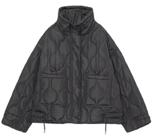 Kylene | Manteljacke mit Taschen – Schwarz