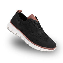 Damen bequeme Laufschuhe mit orthopädischer Sohle – Schwarz