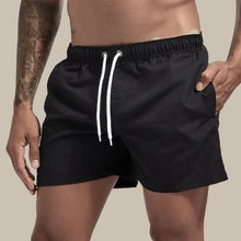 Premium Herren Schwimmshorts schnelltrocknend und basic – Schwarz