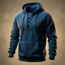 Paulus - Hochwertiger Baumwoll Kapuzenpullover – Blau