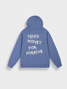 Lässige Hoodie Mit Rückenprint Für Herren | Perfekt für lässige Tage – Blau