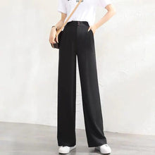 Brigid | Damen Weite Hose Hohe Taille – Schwarz