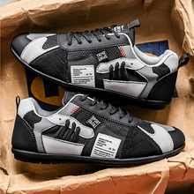 Yussuf - Lässige Sneaker Mit Strukturierten Seiteneinsätzen – Schwarz