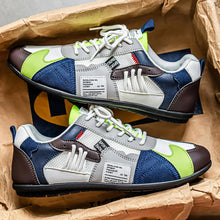 Yussuf - Lässige Sneaker Mit Strukturierten Seiteneinsätzen – Blau