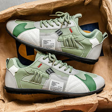 Yussuf - Lässige Sneaker Mit Strukturierten Seiteneinsätzen – Grün