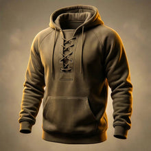 Paulus - Hochwertiger Baumwoll Kapuzenpullover – Khaki