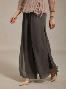 Tairess - Weit geschnittene Hose – Grau