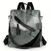 Vinika – Karierter Rucksack MIT Diebstahlschutz – Schwarz