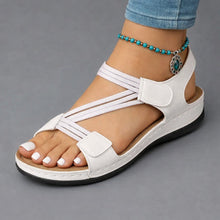 Sarah | Leichte orthopädische Sandale für Damen – Weiß