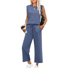 Noor | Zweiteiliges Lounge-Set – Blau