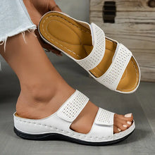Yelena - stützende orthopädische Sandalen – Weiß