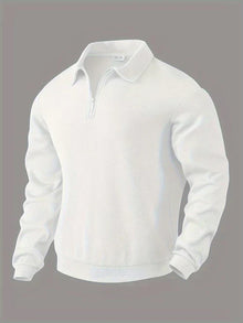 Maximilian – Moderner Pullover im Vintage-Stil – Weiß