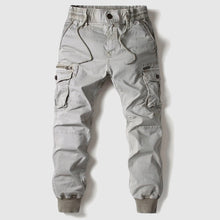 Caelan | Herren Cargo Jogger Hose mit Cargotaschen – Grau