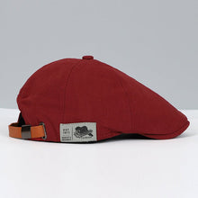 Balaram – Stylische Urban-Baskenmütze – Rot