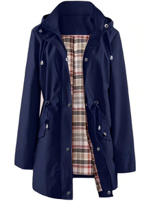 Amel – Wasserdichte Jacke Mit Langen Ärmeln – Blau